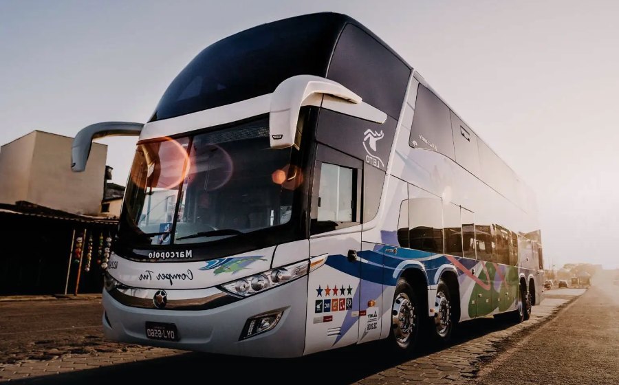 A Mushima coach on the Windhoek to Gaborone service